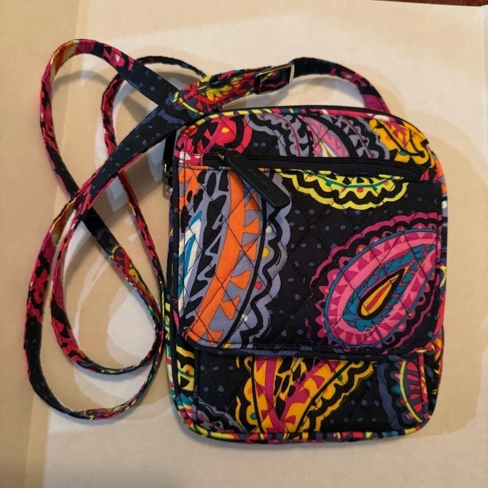 Vera Bradley Mini Hipster Crossbody Bag Twilight Paisley